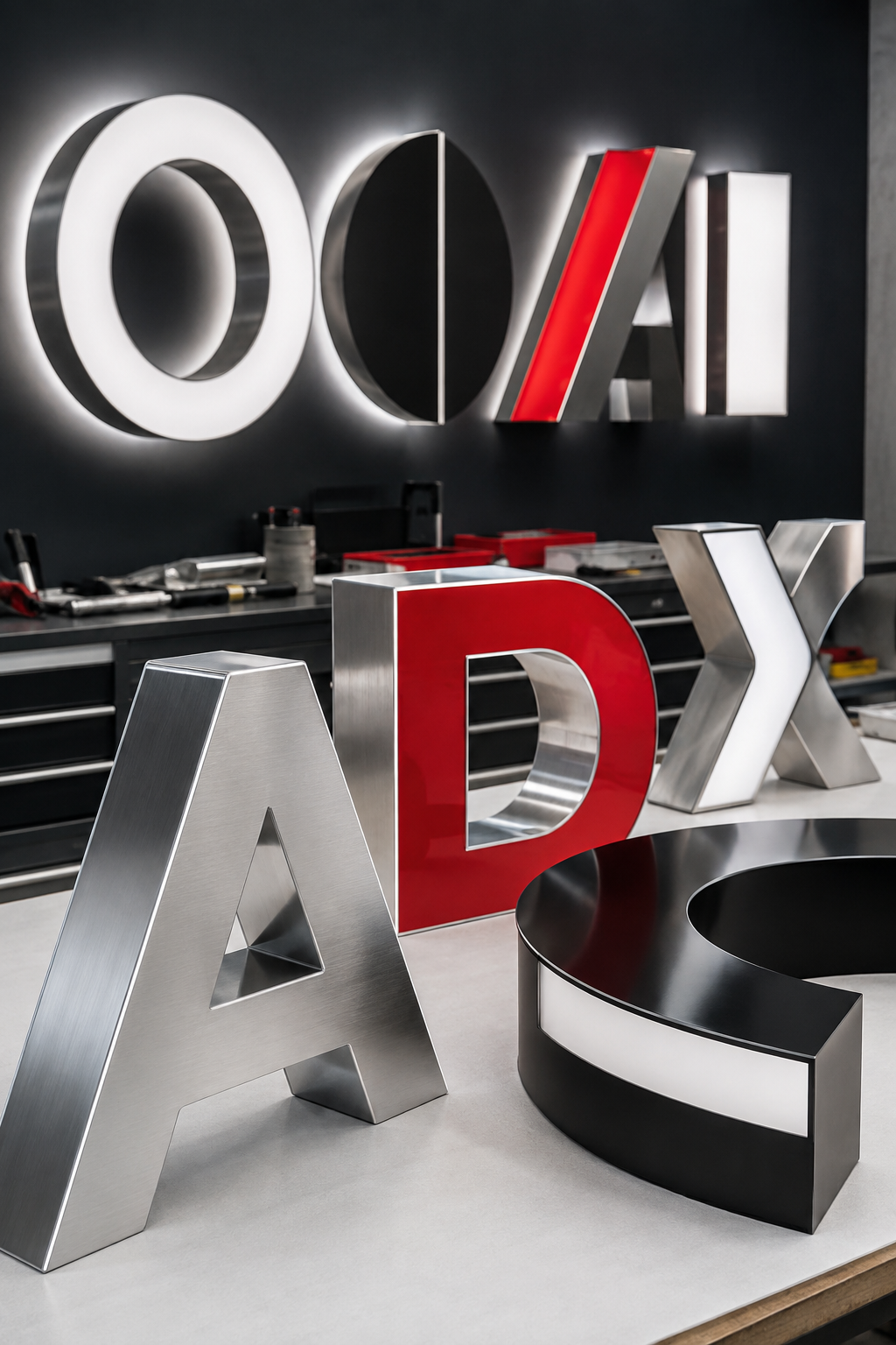 Letras volumétricas y letreros 3D para Iquique