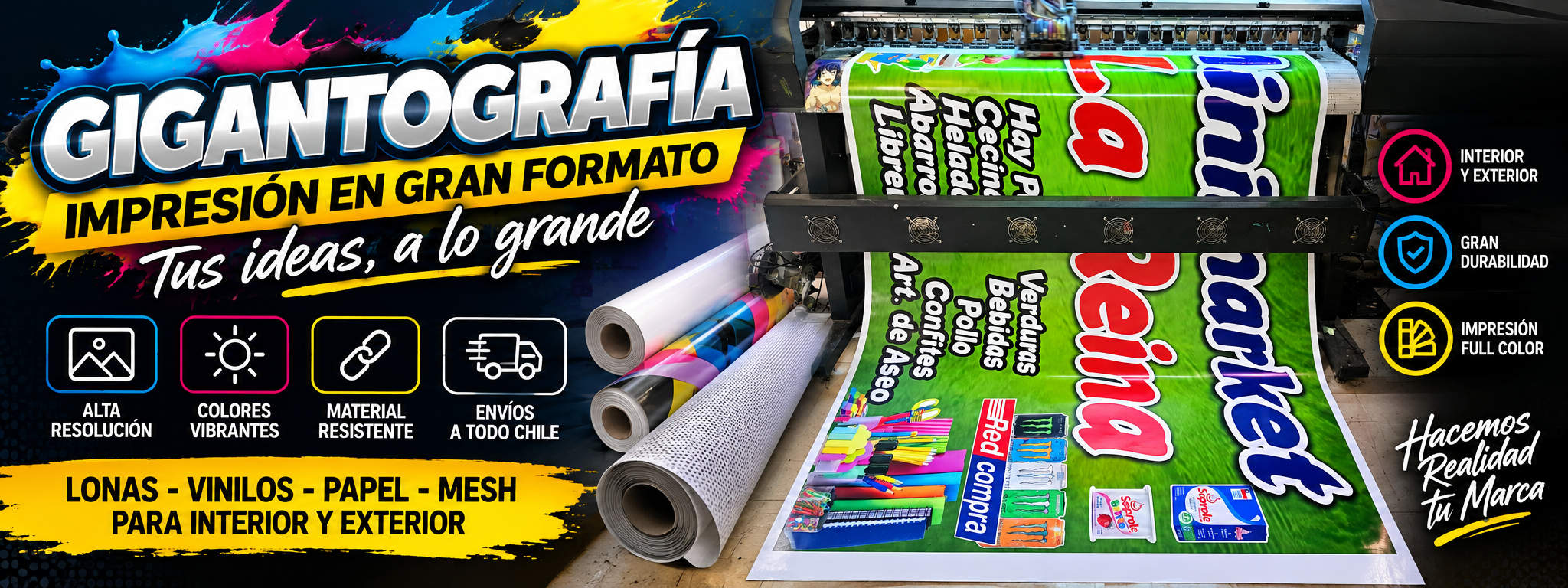 Gigantografías e impresión en gran formato — Letreros Seas