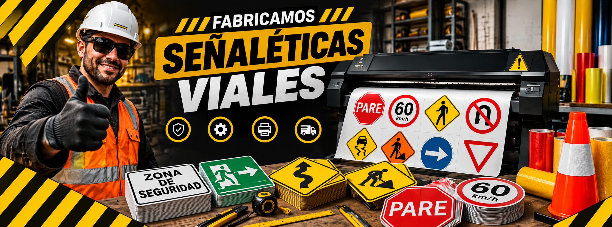 Fabricación de señaléticas viales — Letreros Seas